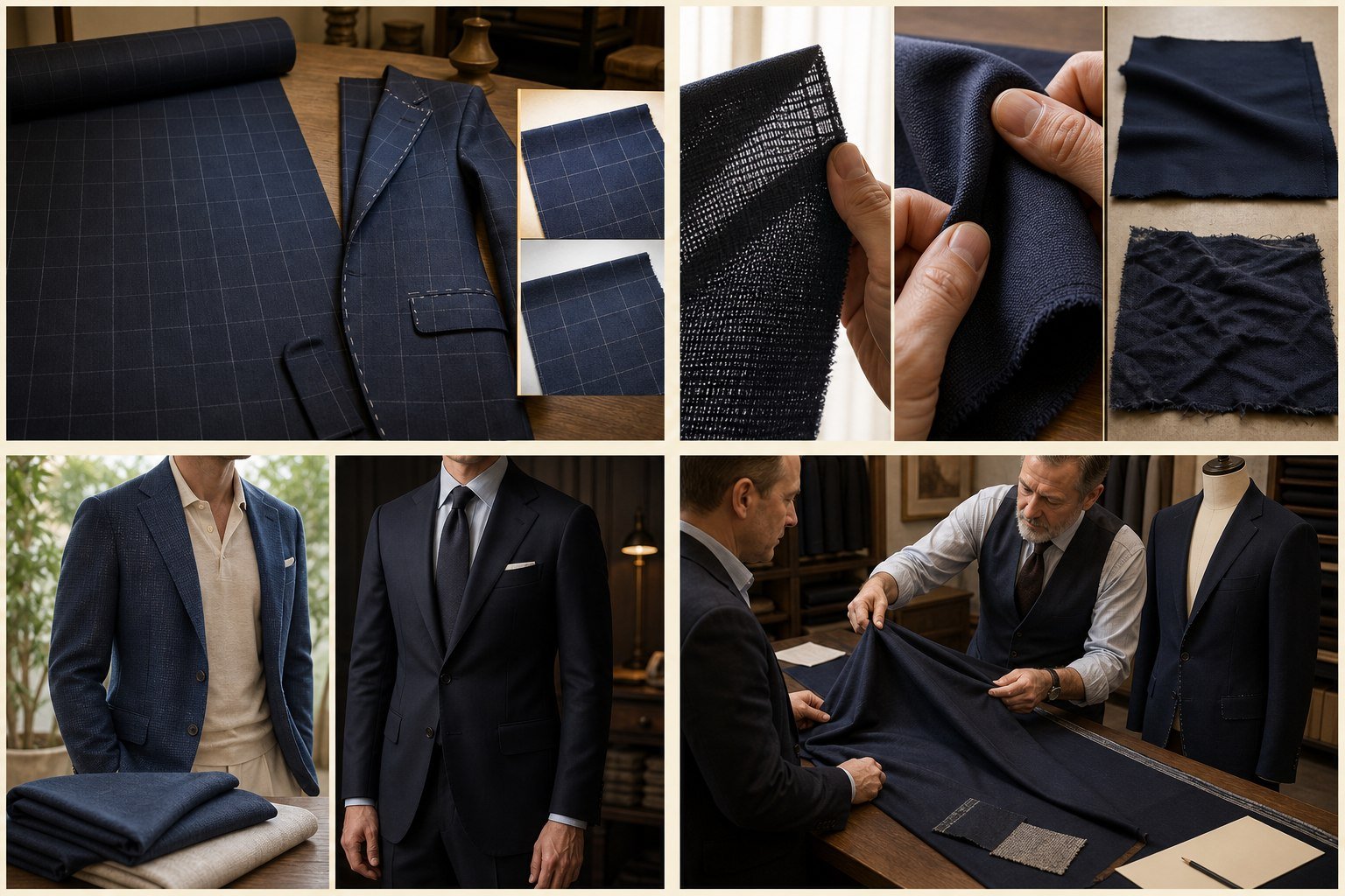 Patterns and colour. Scale, contrast and repeat determine whether pattern supports the wearer and cutting plan.