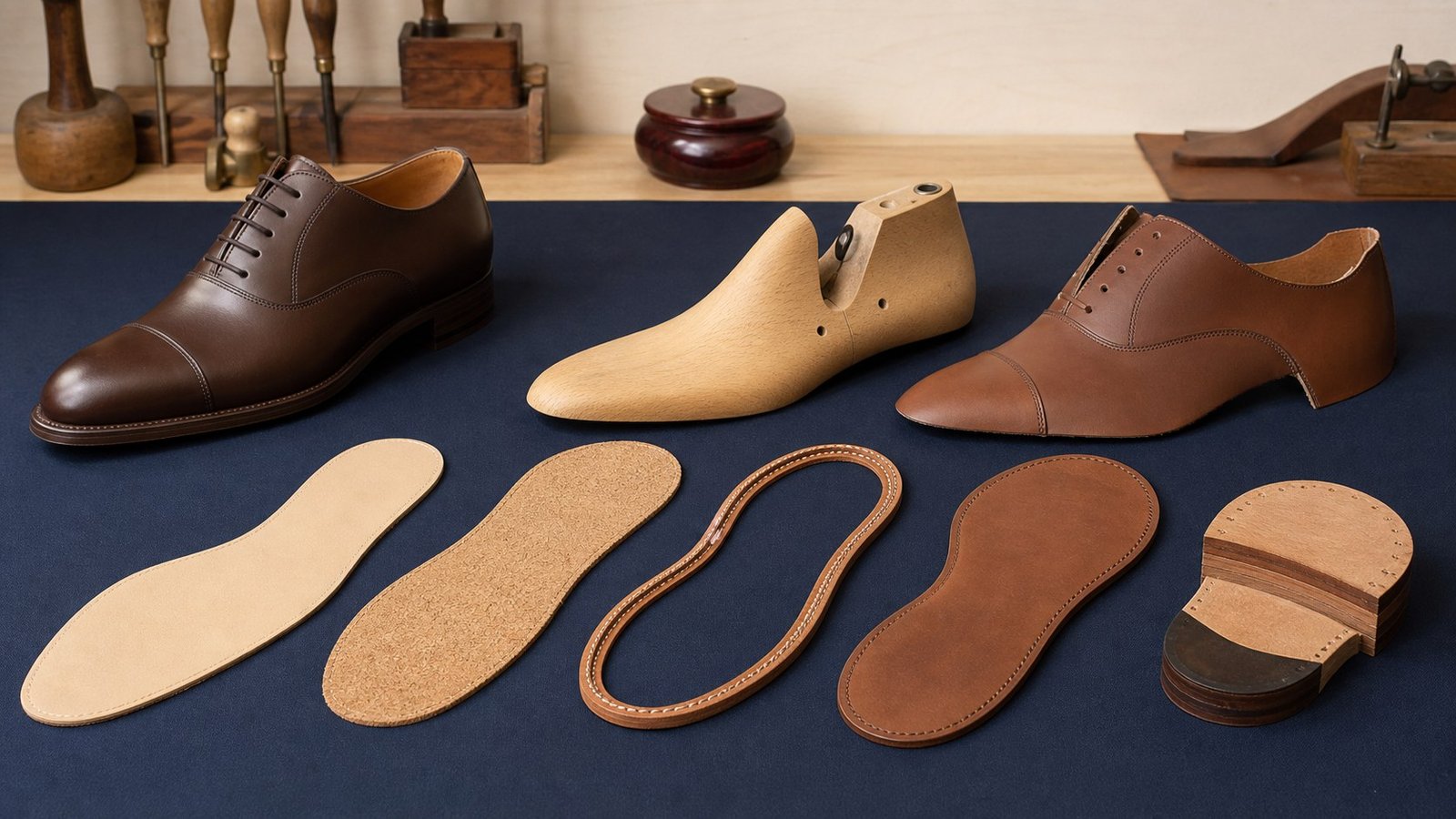 Fabrication du soulier. Comparez directement les termes souvent confondus grâce à des exemples côte à côte.